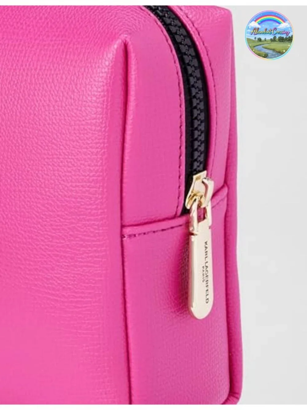 Nylon Cosmetic Bag with Adjustable Strap - Hand Wash Only